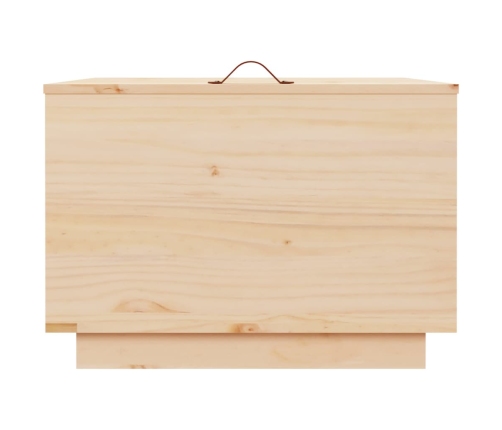 Cajas de almacenaje con tapa 3 piezas madera maciza pino