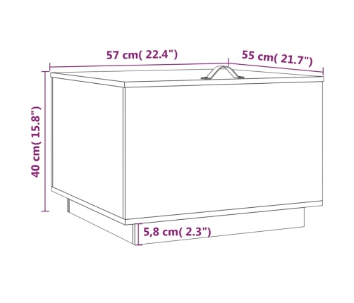 Cajas de almacenaje con tapa 3 piezas madera maciza pino