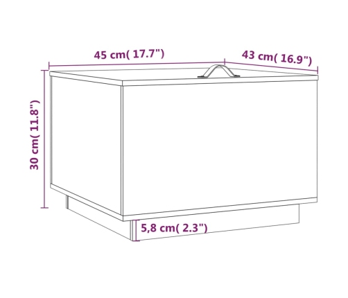 Cajas de almacenaje con tapa 3 pzas madera maciza pino gris