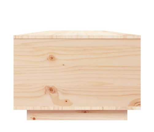 Mesa de centro de madera maciza de pino 80x50x35,5 cm