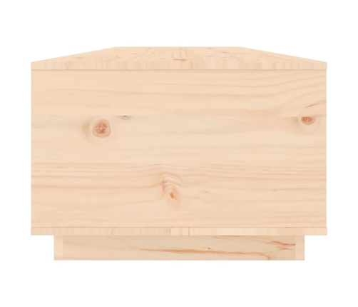 Mesa de centro de madera maciza de pino 100x50x35 cm