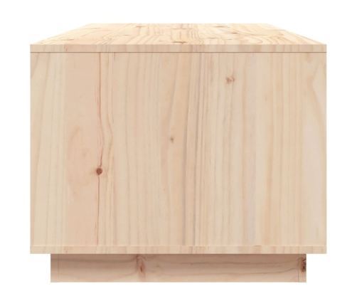 Mesa de centro de madera maciza de pino 100x50x41 cm