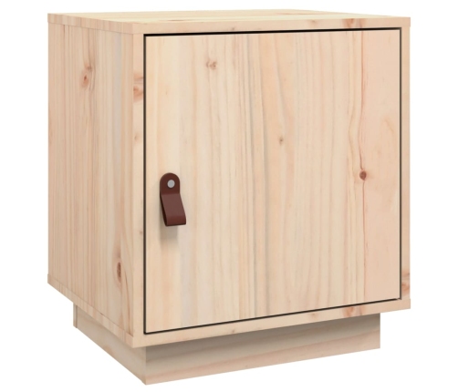 Mesita de noche madera maciza de pino 40x34x45 cm