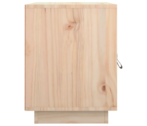 Mesita de noche madera maciza de pino 40x34x45 cm