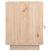 Mesitas de noche 2 uds madera maciza de pino 40x34x45 cm