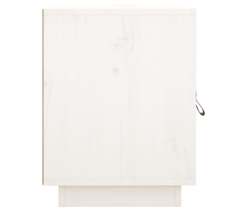 Mesitas de noche 2 uds madera maciza pino blanco 40x34x45 cm