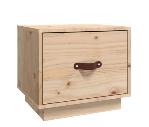 Mesita de noche madera maciza de pino 40x34x35 cm