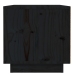 Mesitas de noche 2 uds madera maciza de pino negro 40x34x35 cm