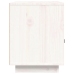 Mesitas de noche 2 uds madera maciza pino blanco 40x34x45 cm