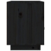 Mesitas de noche 2 uds madera maciza de pino negro 40x34x45 cm