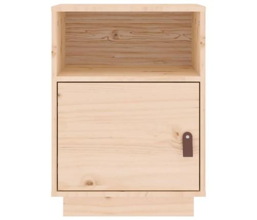 Mesitas de noche 2 uds madera maciza de pino 40x34x55 cm