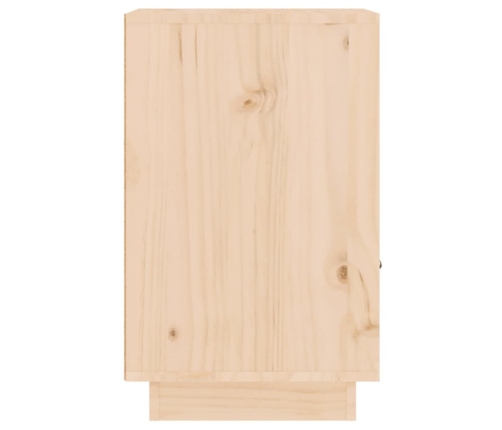 Mesitas de noche 2 uds madera maciza de pino 40x34x55 cm