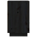 vidaXL Mesitas de noche 2 uds madera maciza de pino negro 40x34x55 cm