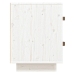 Mesitas de noche 2 uds madera maciza pino blanco 40x34x45 cm