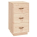 Mesitas de noche 2 uds madera maciza de pino 40x40x75 cm