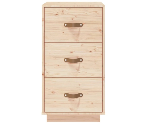 Mesitas de noche 2 uds madera maciza de pino 40x40x75 cm