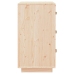 Mesitas de noche 2 uds madera maciza de pino 40x40x75 cm