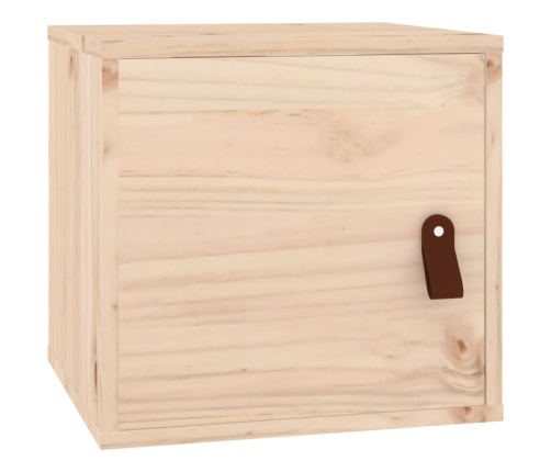 Armario de pared de madera maciza de pino 31,5x30x30 cm