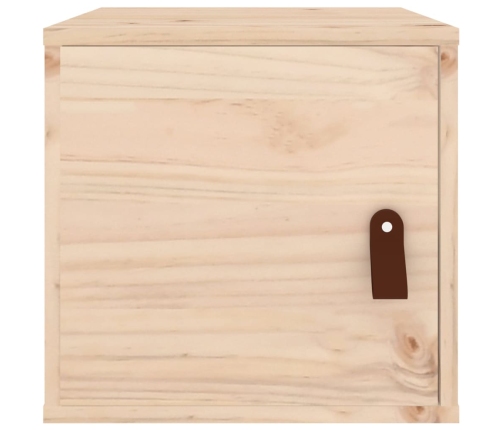 Armario de pared de madera maciza de pino 31,5x30x30 cm