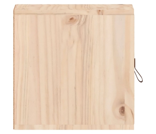 Armario de pared de madera maciza de pino 31,5x30x30 cm