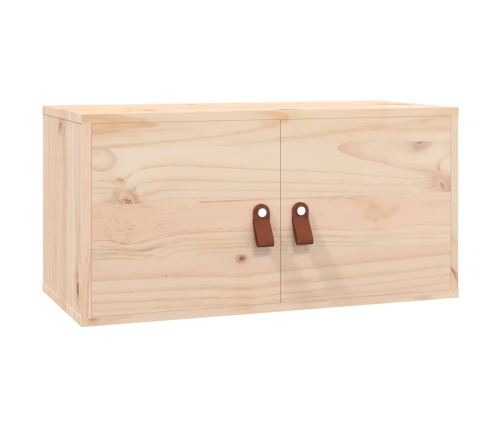 Armario de pared de madera maciza de pino 60x30x30 cm