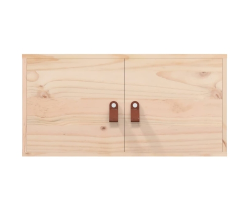 Armario de pared de madera maciza de pino 60x30x30 cm