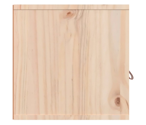 Armario de pared de madera maciza de pino 60x30x30 cm