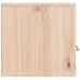 Armario de pared de madera maciza de pino 60x30x30 cm