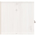 vidaXL Armario de pared de madera maciza de pino blanco 60x30x30 cm