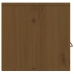 vidaXL Armario de pared madera maciza de pino marrón miel 60x30x30 cm