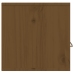 vidaXL Armarios de pared 2 uds madera pino marrón miel 60x30x30 cm