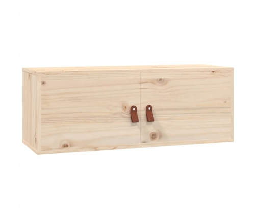 Armario de pared de madera maciza de pino 80x30x30 cm