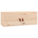 Armarios de pared 2 uds madera maciza de pino 80x30x30 cm