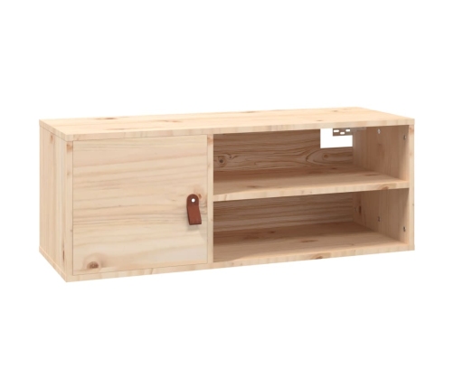 Armario de pared de madera maciza de pino 80x30x30 cm