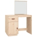 Mesa tocador de madera maciza de pino 95x50x134 cm