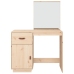 Mesa tocador de madera maciza de pino 95x50x134 cm