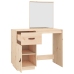 Mesa tocador de madera maciza de pino 95x50x134 cm