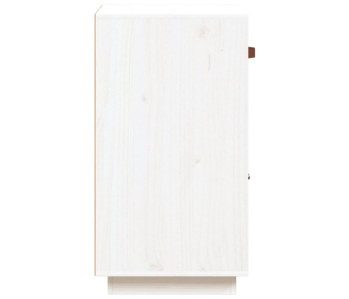 Aparador de madera maciza de pino blanco 34x40x75 cm