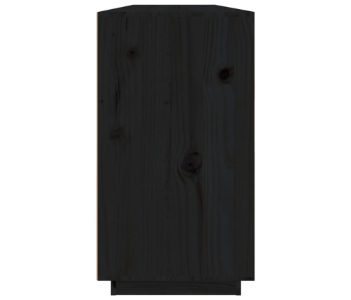 Aparador madera maciza de pino negro 100x40x75 cm