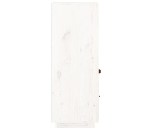 Aparador alto madera maciza de pino blanco 34x40x108,5 cm