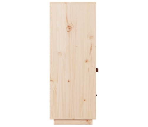 Aparador de madera maciza de pino 67x40x108,5 cm