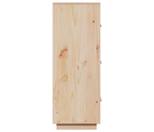 Aparador de madera maciza de pino 67x40x108,5 cm