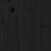 Cabecero de cama madera maciza de pino negro 95x4x100 cm