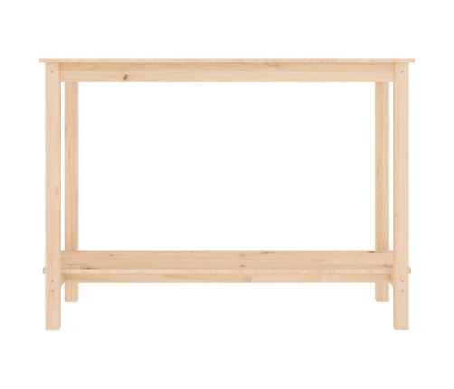 vidaXL Mesa consola madera maciza de pino 110x40x80 cm