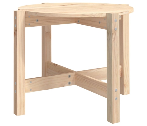 Mesa de centro de madera maciza de pino 62,5x45 cm