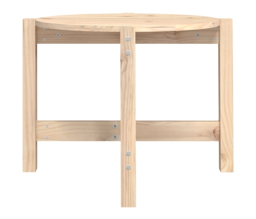 Mesa de centro de madera maciza de pino 62,5x45 cm