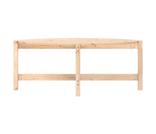 Mesa de centro de madera maciza de pino 118x63x45 cm