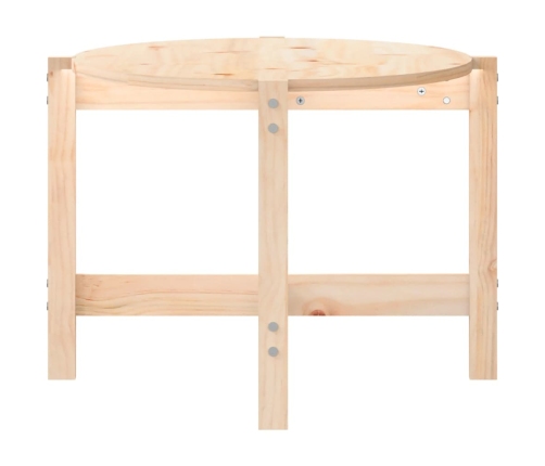 Mesa de centro de madera maciza de pino 118x63x45 cm