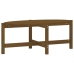 Mesa de centro madera maciza de pino marrón miel 118x63x45 cm
