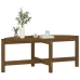 Mesa de centro madera maciza de pino marrón miel 118x63x45 cm